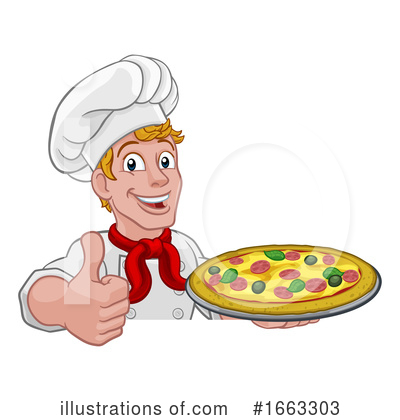 Royalty-Free (RF) Chef Clipart Illustration by AtStockIllustration - Stock Sample #1663303