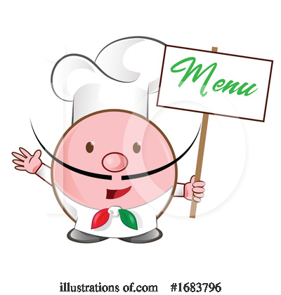 Royalty-Free (RF) Chef Clipart Illustration by Domenico Condello - Stock Sample #1683796