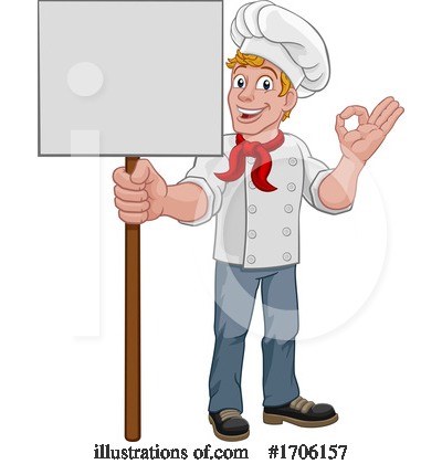Royalty-Free (RF) Chef Clipart Illustration by AtStockIllustration - Stock Sample #1706157