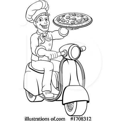 Royalty-Free (RF) Chef Clipart Illustration by AtStockIllustration - Stock Sample #1708312