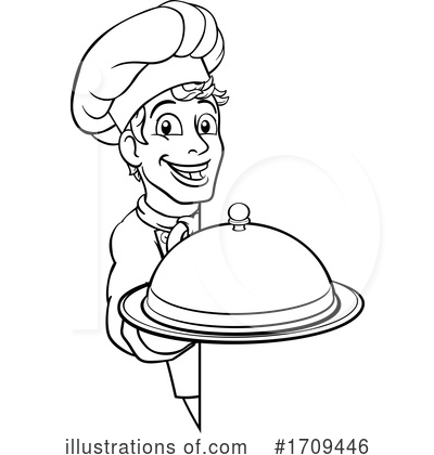 Royalty-Free (RF) Chef Clipart Illustration by AtStockIllustration - Stock Sample #1709446
