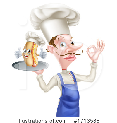 Hot Dog Clipart #1713538 by AtStockIllustration