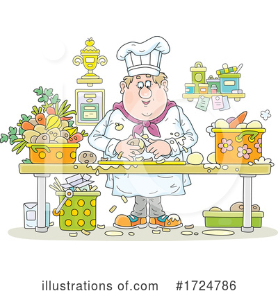 Cooking Clipart #1724786 by Alex Bannykh