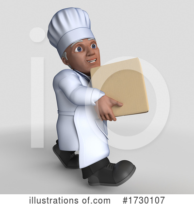 Royalty-Free (RF) Chef Clipart Illustration by KJ Pargeter - Stock Sample #1730107