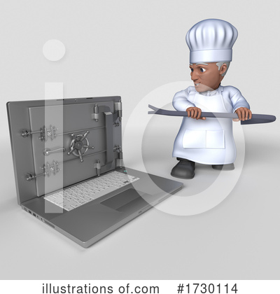Royalty-Free (RF) Chef Clipart Illustration by KJ Pargeter - Stock Sample #1730114