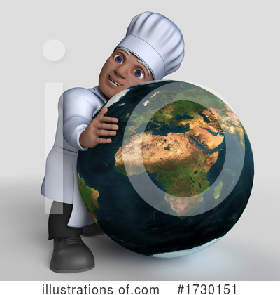 Royalty-Free (RF) Chef Clipart Illustration by KJ Pargeter - Stock Sample #1730151