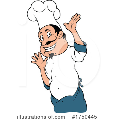 Royalty-Free (RF) Chef Clipart Illustration by dero - Stock Sample #1750445
