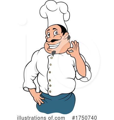 Royalty-Free (RF) Chef Clipart Illustration by dero - Stock Sample #1750740
