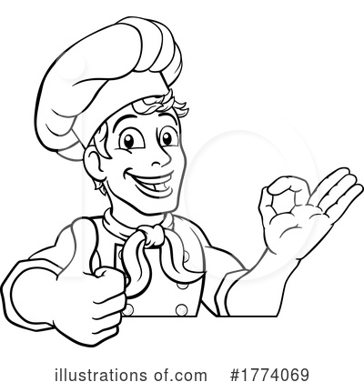 Royalty-Free (RF) Chef Clipart Illustration by AtStockIllustration - Stock Sample #1774069