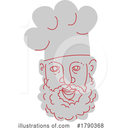Royalty-Free (RF) Chef Clipart Illustration by patrimonio - Stock Sample #1790368