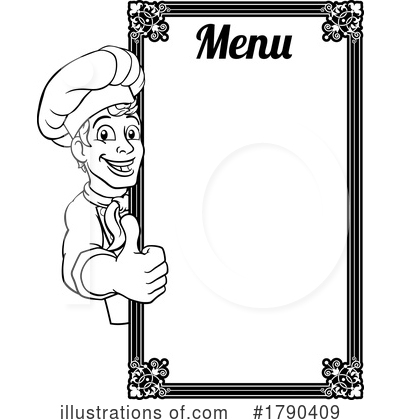 Royalty-Free (RF) Chef Clipart Illustration by AtStockIllustration - Stock Sample #1790409