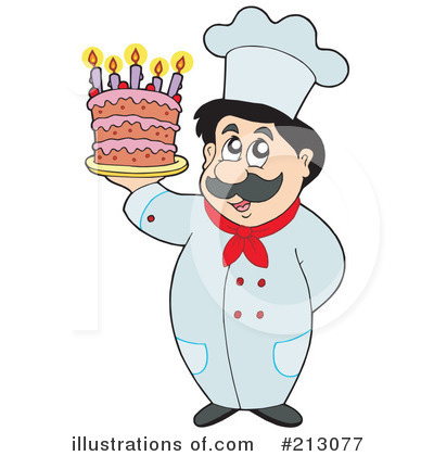 Royalty-Free (RF) Chef Clipart Illustration by visekart - Stock Sample #213077