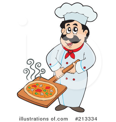 Royalty-Free (RF) Chef Clipart Illustration by visekart - Stock Sample #213334