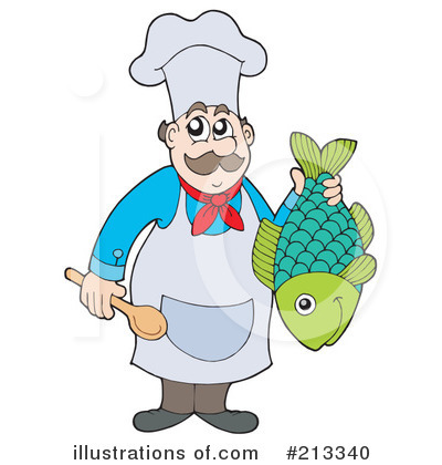 Royalty-Free (RF) Chef Clipart Illustration by visekart - Stock Sample #213340