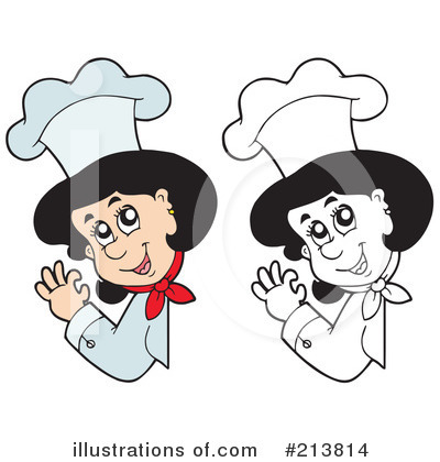 Royalty-Free (RF) Chef Clipart Illustration by visekart - Stock Sample #213814