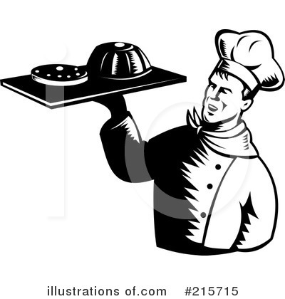 Royalty-Free (RF) Chef Clipart Illustration by patrimonio - Stock Sample #215715