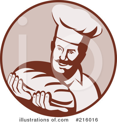 Royalty-Free (RF) Chef Clipart Illustration by patrimonio - Stock Sample #216016