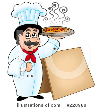 Royalty-Free (RF) Chef Clipart Illustration by visekart - Stock Sample #220988