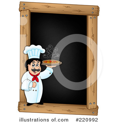 Royalty-Free (RF) Chef Clipart Illustration by visekart - Stock Sample #220992