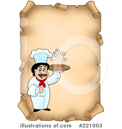 Royalty-Free (RF) Chef Clipart Illustration by visekart - Stock Sample #221003