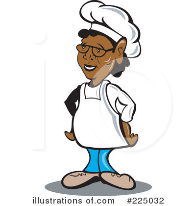 Royalty-Free (RF) Chef Clipart Illustration by patrimonio - Stock Sample #225032