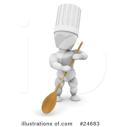 Royalty-Free (RF) Chef Clipart Illustration by KJ Pargeter - Stock Sample #24683