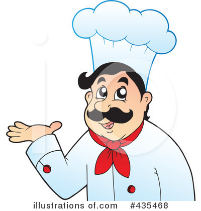 Royalty-Free (RF) Chef Clipart Illustration by visekart - Stock Sample #435468