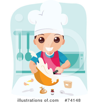 Royalty-Free (RF) Chef Clipart Illustration by BNP Design Studio - Stock Sample #74148