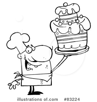 Royalty-Free (RF) Chef Clipart Illustration by Hit Toon - Stock Sample #83224