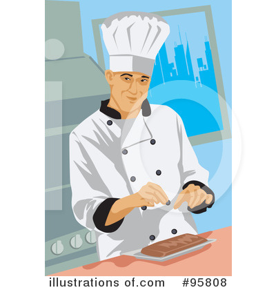 Royalty-Free (RF) Chef Clipart Illustration by mayawizard101 - Stock Sample #95808