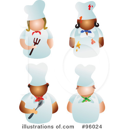 Royalty-Free (RF) Chef Clipart Illustration by Prawny - Stock Sample #96024