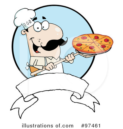 Royalty-Free (RF) Chef Clipart Illustration by Hit Toon - Stock Sample #97461