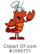 Chef Crawdad Clipart #1099771 by Cory Thoman