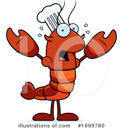 Royalty-Free (RF) Chef Crawdad Clipart Illustration by Cory Thoman - Stock Sample #1099780