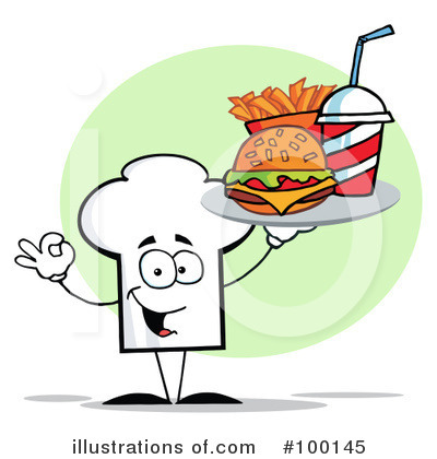 Royalty-Free (RF) Chef Hat Clipart Illustration by Hit Toon - Stock Sample #100145
