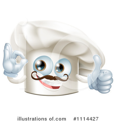Royalty-Free (RF) Chef Hat Clipart Illustration by AtStockIllustration - Stock Sample #1114427