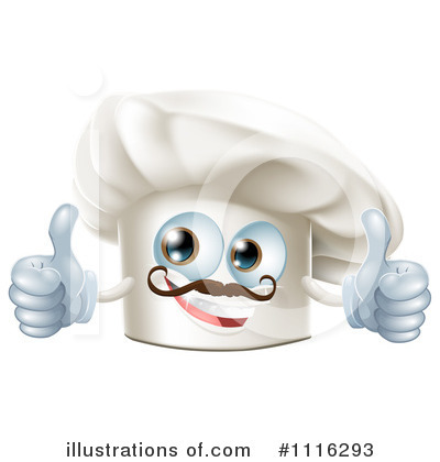 Chef Hat Mascot Clipart #1116293 by AtStockIllustration