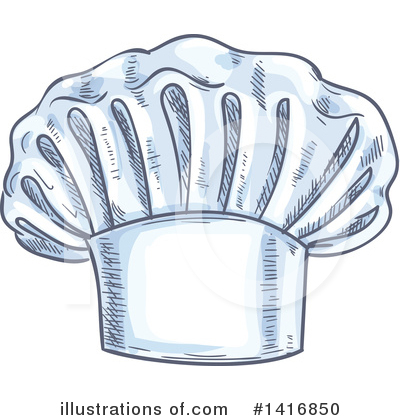 Royalty-Free (RF) Chef Hat Clipart Illustration by Vector Tradition SM - Stock Sample #1416850
