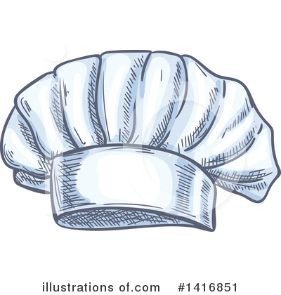 Royalty-Free (RF) Chef Hat Clipart Illustration by Vector Tradition SM - Stock Sample #1416851