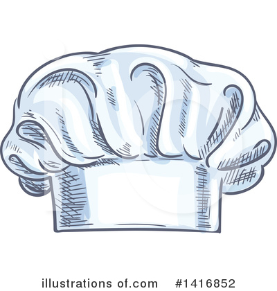 Royalty-Free (RF) Chef Hat Clipart Illustration by Vector Tradition SM - Stock Sample #1416852