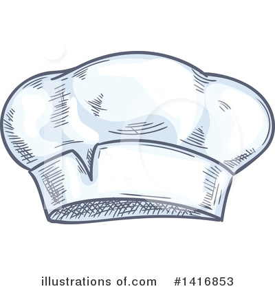 Royalty-Free (RF) Chef Hat Clipart Illustration by Vector Tradition SM - Stock Sample #1416853