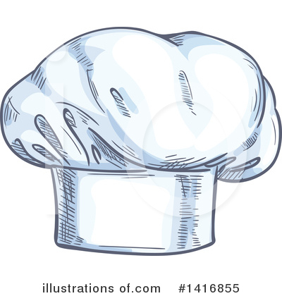 Royalty-Free (RF) Chef Hat Clipart Illustration by Vector Tradition SM - Stock Sample #1416855