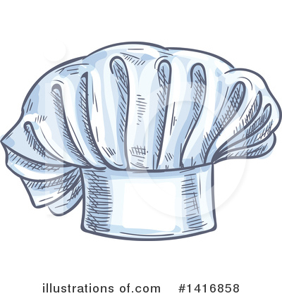 Royalty-Free (RF) Chef Hat Clipart Illustration by Vector Tradition SM - Stock Sample #1416858