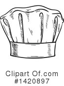 Chef Hat Clipart #1420897 by Vector Tradition SM