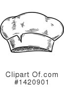 Chef Hat Clipart #1420901 by Vector Tradition SM