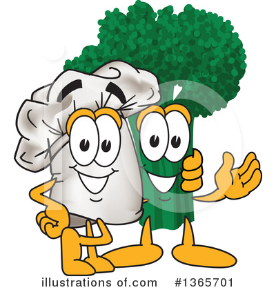 Royalty-Free (RF) Chef Hat Mascot Clipart Illustration by Mascot Junction - Stock Sample #1365701