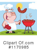 Chef Pig Clipart #1170985 by Hit Toon