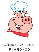 Chef Pig Clipart #1446766 by Hit Toon