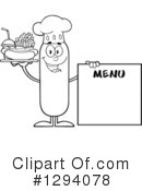 Chef Sausage Clipart #1294078 by Hit Toon