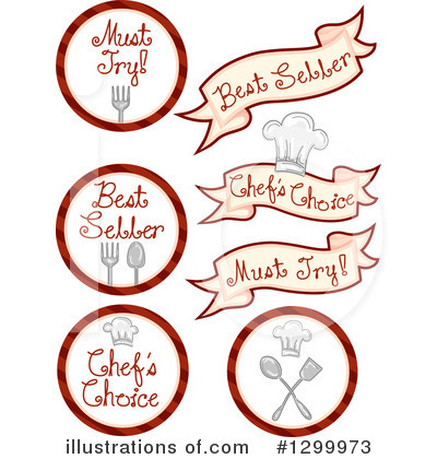 Royalty-Free (RF) Chefs Choice Clipart Illustration by BNP Design Studio - Stock Sample #1299973